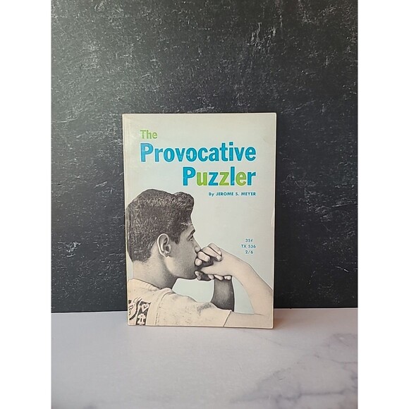 The Provocative Puzzler By Jerome S. Meyer Paperback - Picture 1 of 10